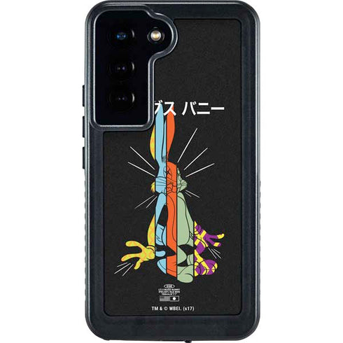 Looney Tunes Bugs Bunny Sliced Juxtapose Galaxy S23 Waterproof Case
