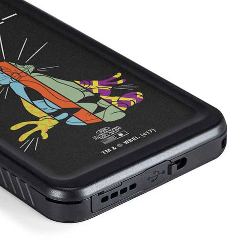 Looney Tunes Bugs Bunny Sliced Juxtapose Galaxy S23 Waterproof Case