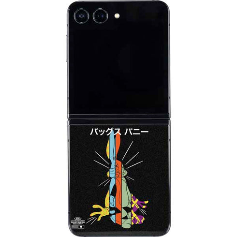 Looney Tunes Bugs Bunny Sliced Juxtapose Galaxy Z Flip5 5G Skin