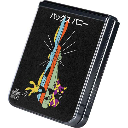 Looney Tunes Bugs Bunny Sliced Juxtapose Galaxy Z Flip5 5G Skin