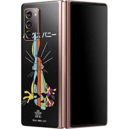 Looney Tunes Bugs Bunny Sliced Juxtapose Galaxy Z Fold2 5G Skin