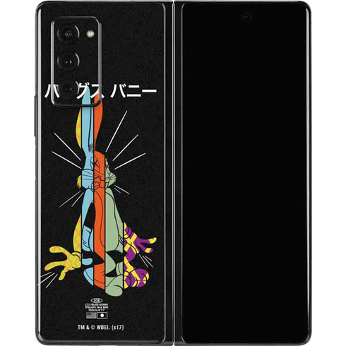 Looney Tunes Bugs Bunny Sliced Juxtapose Galaxy Z Fold2 5G Skin