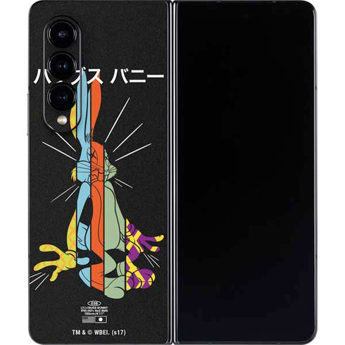 Looney Tunes Bugs Bunny Sliced Juxtapose Galaxy Z Fold4 5G Skin