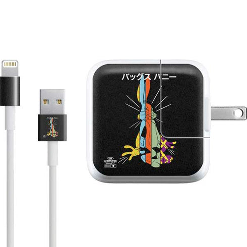 Looney Tunes Bugs Bunny Sliced Juxtapose iPad Charger (10W USB) Skin