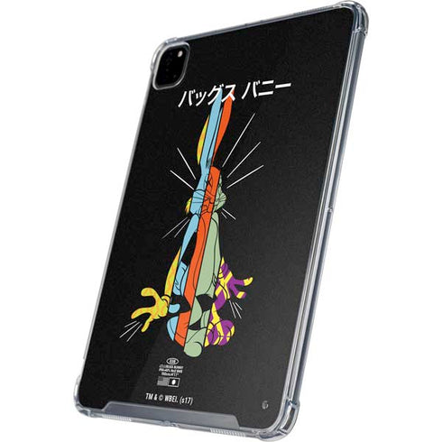 Looney Tunes Bugs Bunny Sliced Juxtapose iPad Pro 12.9in (2020) Clear Case