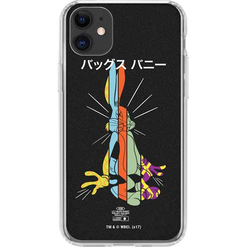 Looney Tunes Bugs Bunny Sliced Juxtapose iPhone 11 Clear Case