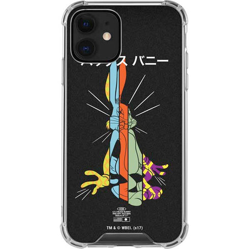 Looney Tunes Bugs Bunny Sliced Juxtapose iPhone 12 Clear Case