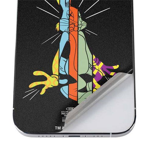 Looney Tunes Bugs Bunny Sliced Juxtapose iPhone 12 Pro Skin