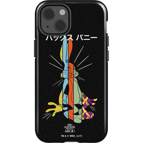 Looney Tunes Bugs Bunny Sliced Juxtapose iPhone 15 Impact Case