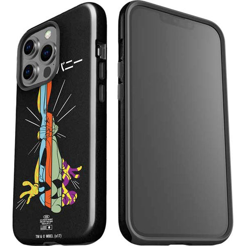 Looney Tunes Bugs Bunny Sliced Juxtapose iPhone 15 Pro Impact Case