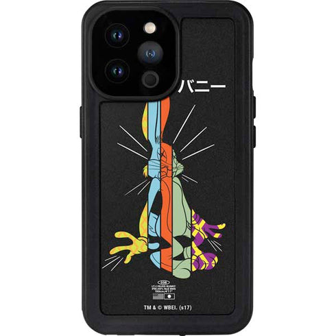 Looney Tunes Bugs Bunny Sliced Juxtapose iPhone 14 Pro Max Waterproof Case