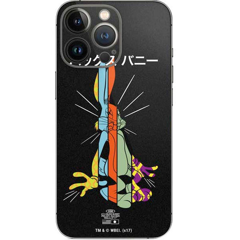 Looney Tunes Bugs Bunny Sliced Juxtapose iPhone 14 Pro Skin