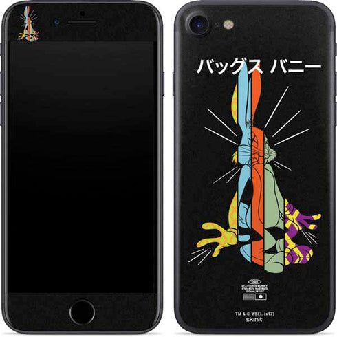 Looney Tunes Bugs Bunny Sliced Juxtapose iPhone 7 Skin
