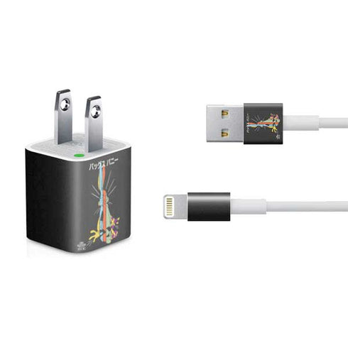 Looney Tunes Bugs Bunny Sliced Juxtapose iPhone Charger (5W USB) Skin