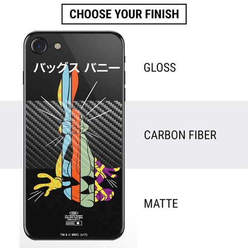 Looney Tunes Bugs Bunny Sliced Juxtapose iPhone SE (2nd & 3rd Gen) Skin