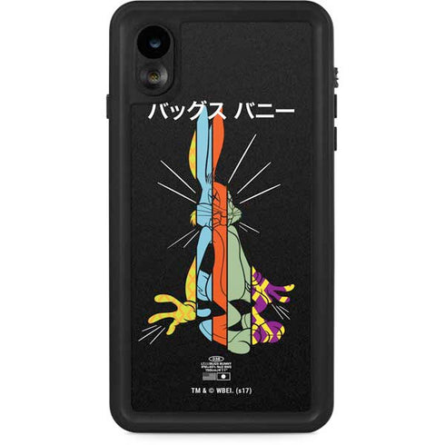 Looney Tunes Bugs Bunny Sliced Juxtapose iPhone XR Waterproof Case