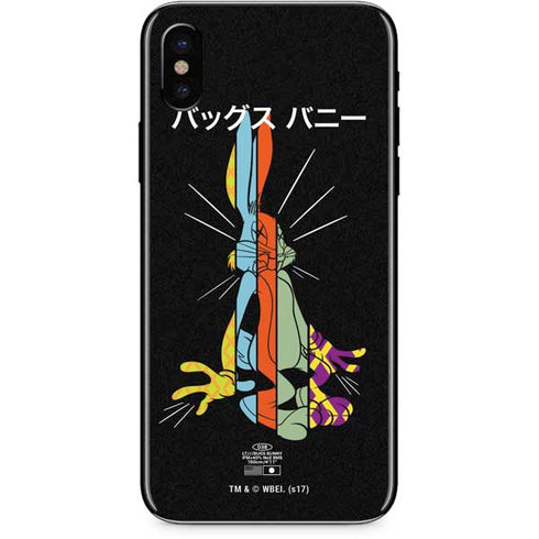 Looney Tunes Bugs Bunny Sliced Juxtapose iPhone XS Max Skin