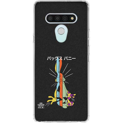 Looney Tunes Bugs Bunny Sliced Juxtapose LG Stylo 6 Clear Case