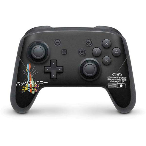 Looney Tunes Bugs Bunny Sliced Juxtapose Nintendo Switch Pro Controller Skin