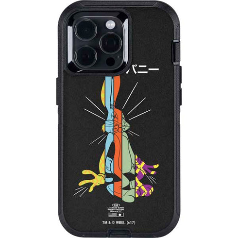 Looney Tunes Bugs Bunny Sliced Juxtapose Otterbox Defender iPhone Skin