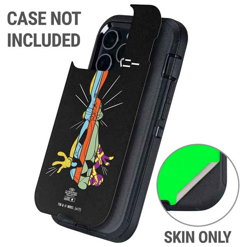 Looney Tunes Bugs Bunny Sliced Juxtapose Otterbox Defender iPhone Skin