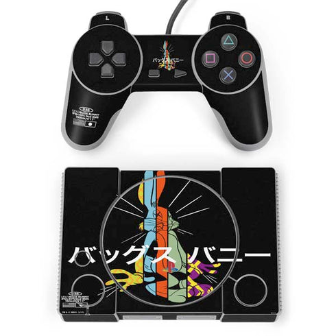 Looney Tunes Bugs Bunny Sliced Juxtapose PlayStation Classic Bundle Skin