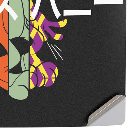 Looney Tunes Bugs Bunny Sliced Juxtapose PS5 Slim Digital Edition Console Skin