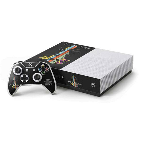 Looney Tunes Bugs Bunny Sliced Juxtapose Xbox One S Console and Controller Bundle Skin
