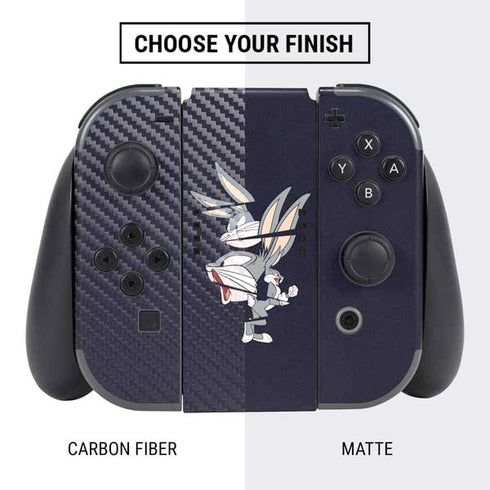 Looney Tunes Bugs Bunny Sliced Nintendo Switch Bundle Skin