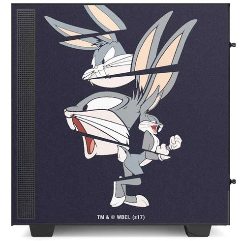 Looney Tunes Bugs Bunny Sliced NZXT H510 Compact ATX Mid-Tower Case Skin
