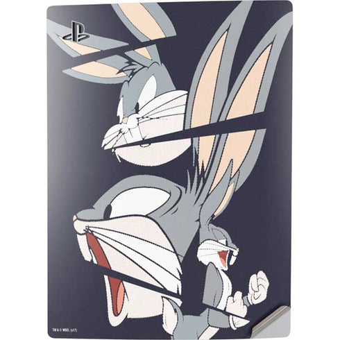 Looney Tunes Bugs Bunny Sliced PS5 Digital Edition Console Skin