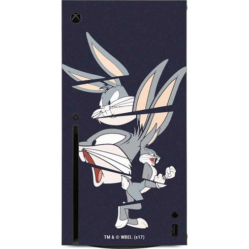 Looney Tunes Bugs Bunny Sliced Xbox Series X Console Skin