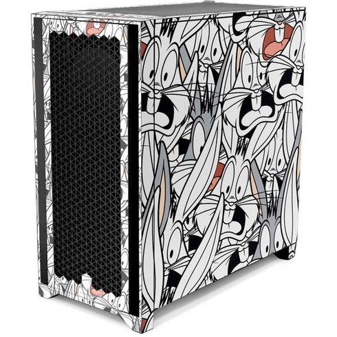 Looney Tunes Bugs Bunny Super Sized Corsair 4000D Tempered Glass Mid-Tower ATX Case Skin