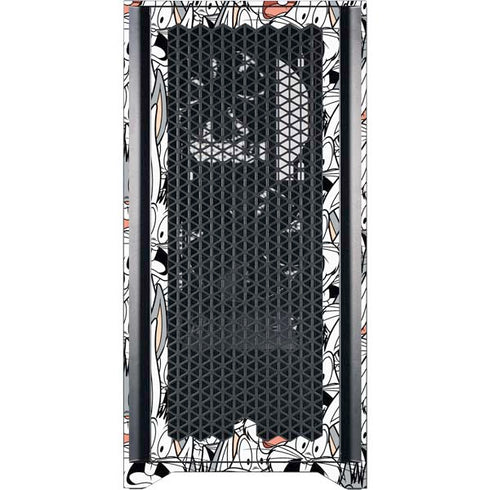 Looney Tunes Bugs Bunny Super Sized Corsair 4000D Tempered Glass Mid-Tower ATX Case Skin