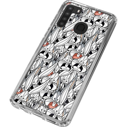 Looney Tunes Bugs Bunny Super Sized Galaxy A21 Clear Case