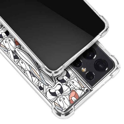 Looney Tunes Bugs Bunny Super Sized Galaxy S21 Ultra 5G Clear Case