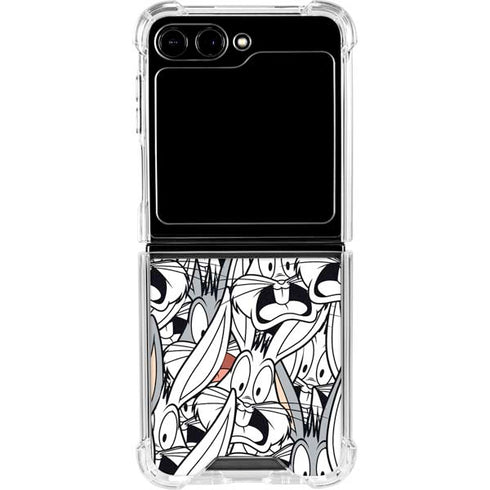 Looney Tunes Bugs Bunny Super Sized Galaxy Z Flip5 5G Clear Case