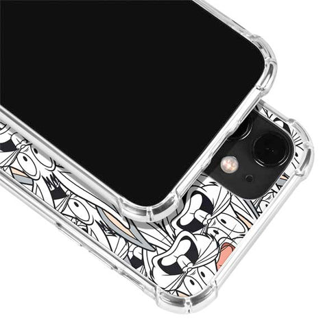 Looney Tunes Bugs Bunny Super Sized iPhone 12 Clear Case