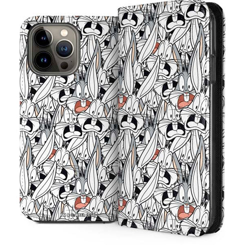 Looney Tunes Bugs Bunny Super Sized iPhone 13 Pro Max Folio Case