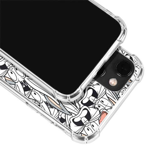 Looney Tunes Bugs Bunny Super Sized iPhone 14 Plus Clear Case
