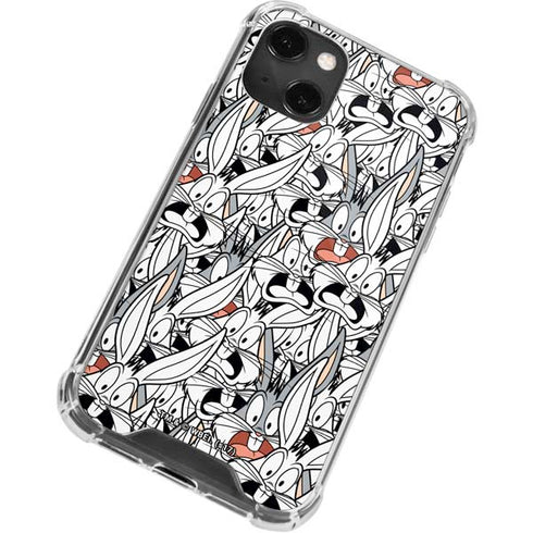 Looney Tunes Bugs Bunny Super Sized iPhone 14 Plus Clear Case