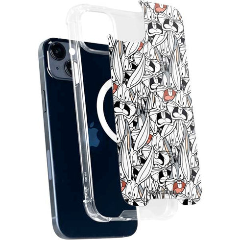 Looney Tunes Bugs Bunny Super Sized iPhone 14 Plus MagSafe Case