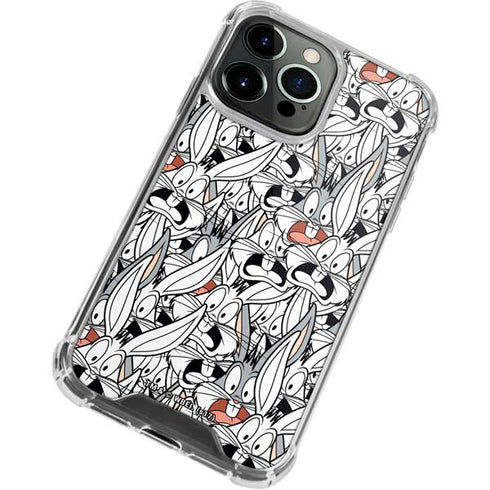 Looney Tunes Bugs Bunny Super Sized iPhone 14 Pro Clear Case