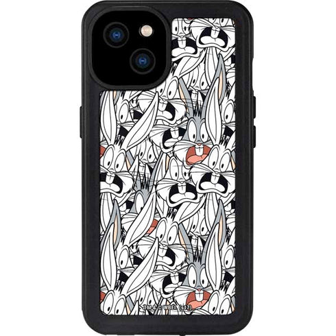 Looney Tunes Bugs Bunny Super Sized iPhone 15 Plus Waterproof Case