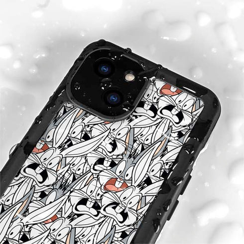 Looney Tunes Bugs Bunny Super Sized iPhone 15 Plus Waterproof Case