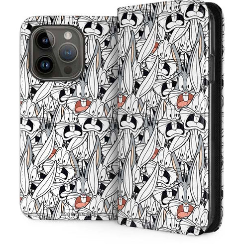 Looney Tunes Bugs Bunny Super Sized iPhone 15 Pro Folio Case