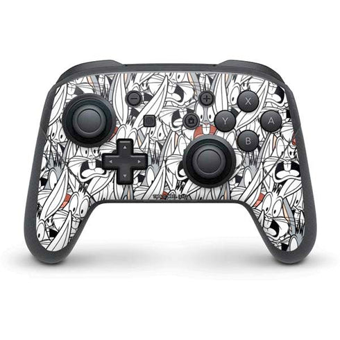 Looney Tunes Bugs Bunny Super Sized Nintendo Switch Pro Controller Skin