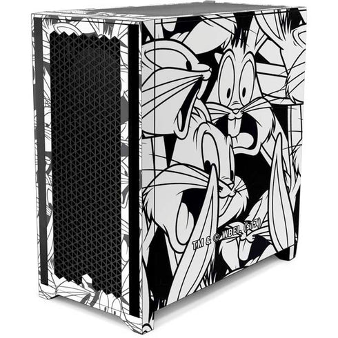 Looney Tunes Bugs Bunny Super Sized Pattern Corsair 4000D Tempered Glass Mid-Tower ATX Case Skin