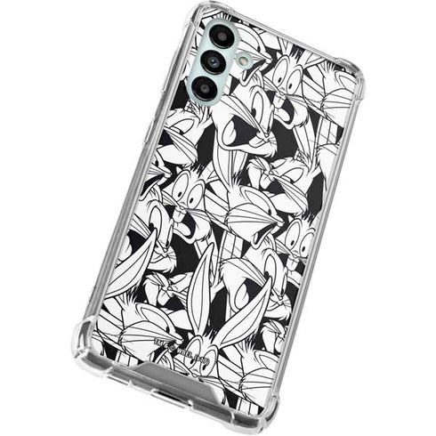 Looney Tunes Bugs Bunny Super Sized Pattern Galaxy A13 5G Clear Case