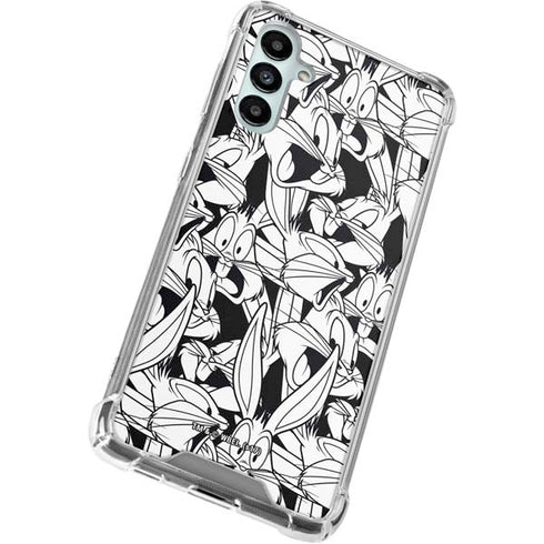 Looney Tunes Bugs Bunny Super Sized Pattern Galaxy A14 5G Clear Case